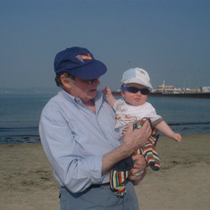 Grandpa and Giles at Weymouth