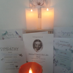 A small shrine for my youngest brother Michael