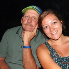 Carly and dad at the zoo!