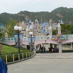 Michael at Hong Kong Disneyland, March 2013