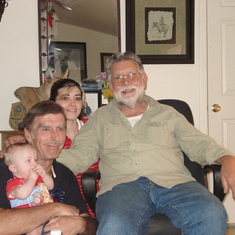 Jamie,Grandpa Hyatt,Dad,Julian(4 Generations)