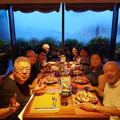 Family Gathering Buffet at Kerry Hotel, Hong Kong, 2018.