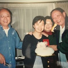 Grace's birthday celebration, 1999