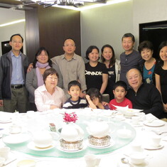 Hong Kong gathering with Auntie 10's Family