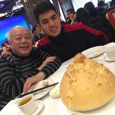 Dim sum on my last vacation with Gung Gung, December 2019, Vancouver