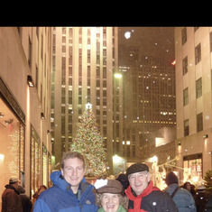 Carl, Mum, & Dad in NY, NY, Christmas Trip