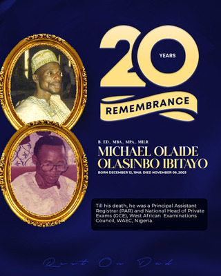 Michael Olaide Olasinbo Ibitayo