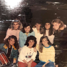 Michele and I were friends in high school-I'm the blond in the upper left of the pic.