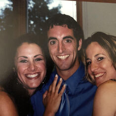 Michele, Spencer Wideman and Marah Billiet at Miller Wedding 2004