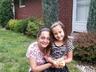 Mia Bella with mommy on her 1st day of kindergarden