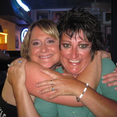 Michelle and Lori at Guitars 9-26-09