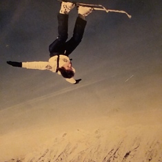 Mike at Park City in the middle of a back flip. ? 