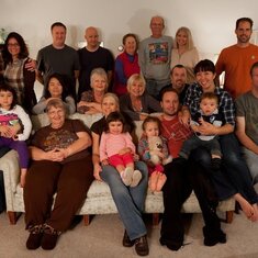 "Our Family" - Thanksgiving 2010.  This is the family that will forever miss you, ML!   There will always be a hole where you should be.