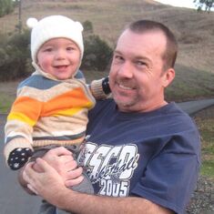 "Uncle ML #2" - Here he is in 2010 with Kaden in Moraga during the family Thanksgiving gathering.