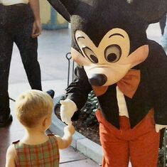 "First Trip to Disneyland" - Little did he know in 1969 that he would make so many wonderful friends years later while working there.