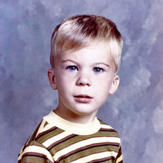1970 Nursery school photo (age 4)