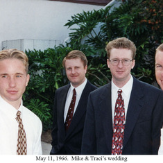 May 1996 - At cousin Traci Pogue and Mike  Brady's wedding.