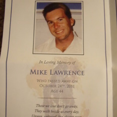 Page 2 for ML's memorial program.