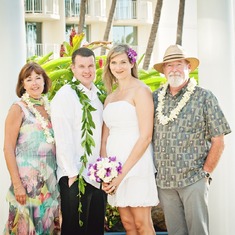 Mickey and Teri vow renewal Maui 2013