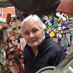 Grandma at the Magic Garden in Phila