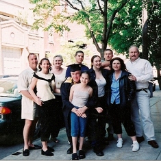 my graduation -2001 thomas, adelle, milly, me, jessica, greg, mellissa, mike, lisa, doug