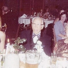 Nanny, Grandpa and Mom at Tommy's wedding....