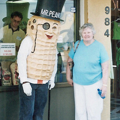 Ocean City with Mr. Peanut