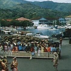 Milly's photo - Crowd gathered to watch filming of the movie