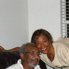 Milton with his goddaughter Crystal Kuydendal 2009