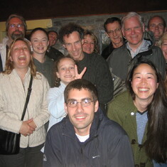 Group dinner on Inis Mor with fellow Rochester folks in 2006.