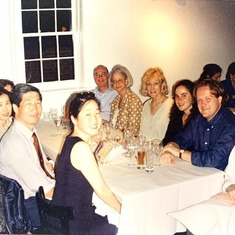 Med school graduation dinner 1994