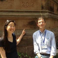 At our 25th Yale reunion, May 2015