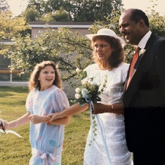 Another special moment on our wedding day, May 31st, 1986