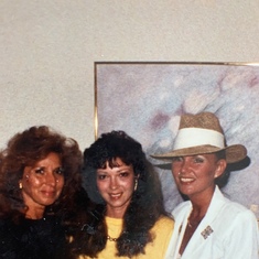 Miranda and Marilynn came to visit me in my Maryland condo in 1990