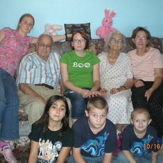 Me, granddad, stacy, grandma, mom, briana, cody and Ben