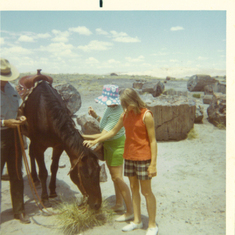This was a picture of mom and myself on vacation many years ago.