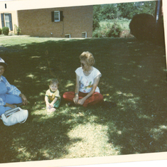 mom, Stacy and myself - I think we was waiting for Nina to come home from preschool