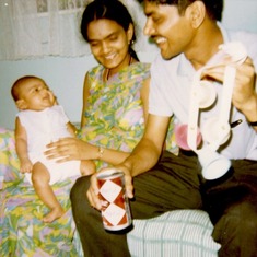 Dad, Mom and Uday