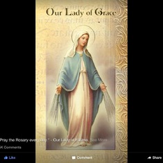 Mother Mary has "" always", helped me, saved my life!  Graces ABUNDANT,  4,you~~~~ASK...when I ran away from home, left my  booze and drugs at home and put my Rosary bead around neck...a guy picked me up, Stoped, and was in process to RAPE me, and saw bea