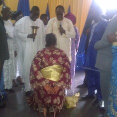 During the confirmation of deaconess title on mummy. SLBC Akure