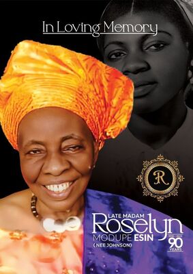 Madam Roselyn Modupe Esin