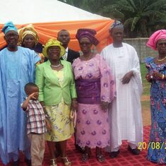 The Oyebolus at my Mum's 70th BD in 2011