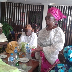 Aunty Yetunde, Daddy, Mummy & my Mum at Jumoke's 40th BD