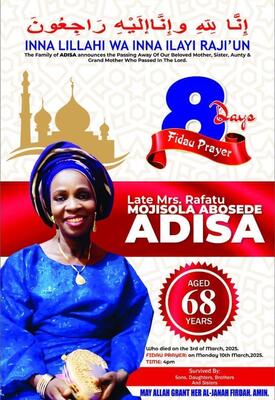 Rafatu Mojisola Abosede Adisa