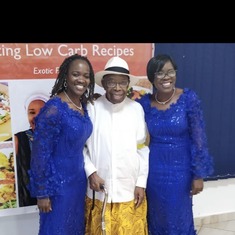 At our book launch in Douala, November 2019.