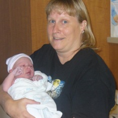 Molly with her second granddaughter (Mackenzie)