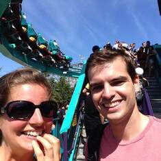 Just before we rode the Leviathan