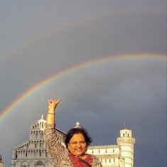 Double rainbow at Pisa