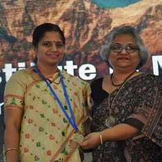 With Dr. Radhika Srinivasan at Cytocon 2015