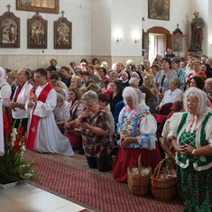 Santa Messa in centro slovacco a Spišské Podhradie l´11 agosto 2019
